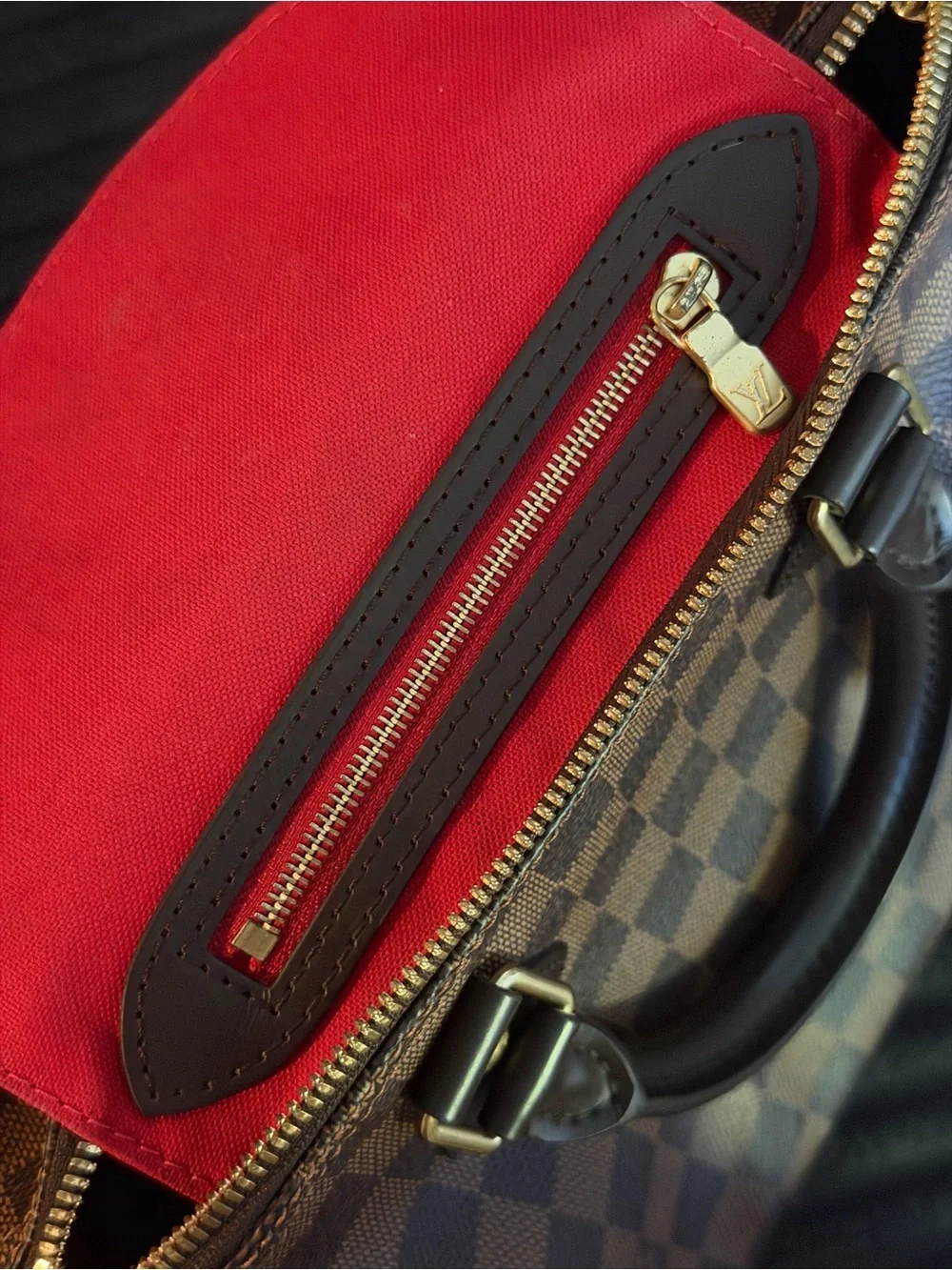 LOUIS VUITTON DAMIER EBÈNE SPEEDY BANDOULIÈRE 25 bag